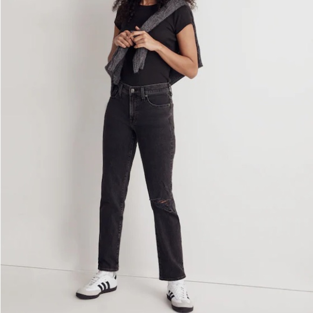 Madewell Womens Mid Rise Perfect Vintage Straight Jean Sz. 26